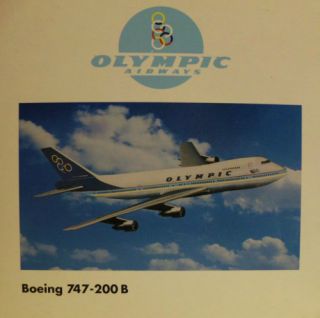 Herpa 502405 Olympic Air Boeing 747 200 1500 NEU OVP