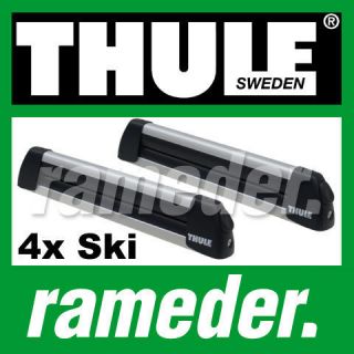 Thule Skiträger / Skihalter Deluxe 726 Alu 4x Ski NEU