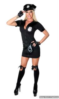 Sexy Polizei Polizistin Cop Kostüm Damen Karneval Fasching XS S M 34