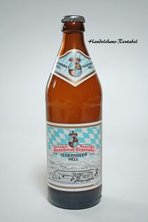 20 Fl. Bier Tegernseer Hell 0,5 Ltr. 4,8% Vol. ( 2,99 € / L )