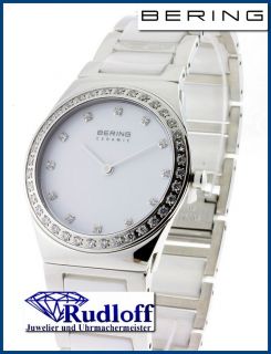 BERING Time Damen Uhr 32430 754 Ceramic Stahl Safirglas ultraslim