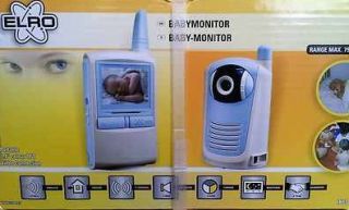 ELRO IB75 Babyphone Babymonitor Baby Monitor max. 75m 2,4 Color TFT