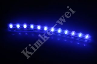 Mit diesem flexiblen Leuchtstreifen mit 12 Blau LEDs lassen Sie Ihr