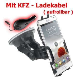 KFZ Halter 360° f LG Optimus L9 P760 + Ladekabel Auto PKW Halterung