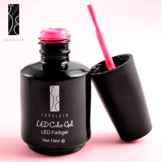 Fräulein3°8 Hot Pink UV LED Gel Nail Art Polish Gelish Soak off 15ml