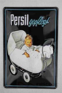Persil Waschmittel alte Werbung Blechschild Metallschild 30 x 20 cm