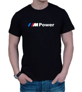 BMW M Power Quattro ist für sissies Schwarz T Shirt GrößeS M L XL