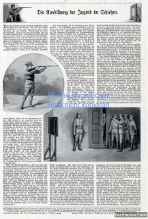 Luftgewehr Diana Mayer Grammelspacher XXL Reklame 1914 Werbung Gewehr