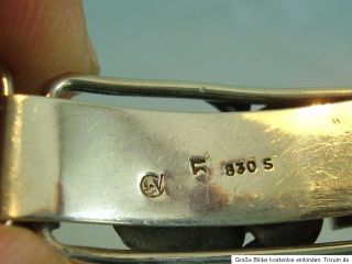 Nordischer Jugendstil Armband Silber 830 Entwurf Chrisitan Veilskov