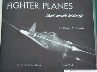 altes Buch von 1958: Fighter Planes, that made history