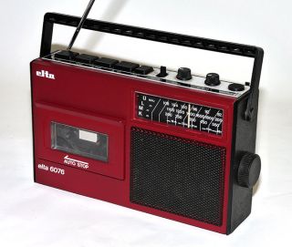 Kassettenrecorder Transistorradio ELTA 6076 Radio Kofferradio 70er