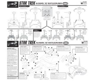 Star Trek Klingon D7 Battlecruiser Polarlights Modell 1/1000, Neu, OVP