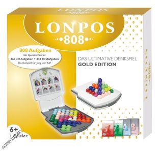 Original LONPOS 808 Aufgaben Gold Edition Gehirntrainer 2D + 3D