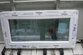 Kunststoff Fenster 1tlg., feststehend, 810 x 425 mm, 3 fach Verglasung