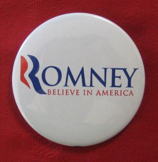 Campaign Button Mitt Romney for President 2012 (# 817)