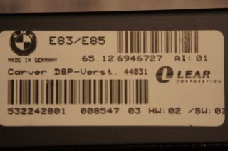 Verstärker Top Hifi System BMW 6946727 X3 E83 Z4 E85 PROFFESIONAL