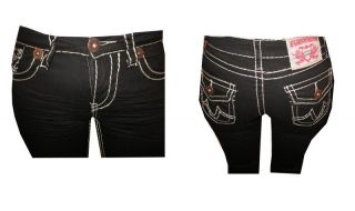 Damen Jeans Hose schwarz Skinny mit Kontrastnähten Naht Decay #98 Gr