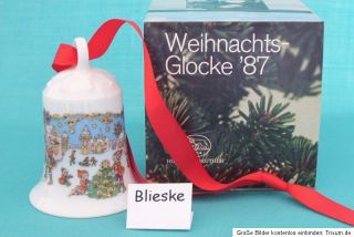 Hutschenreuther Weihnachtsglocken Porzellan 1978 bis 1999