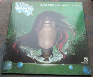 LP ELOY Silent Cries And Mighty Echoes 1st DE, KRAUTROCK, EX/EX+