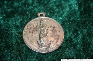 Medal Medaille Patrona Bavariae Deschler München Bayern wohl Nickel