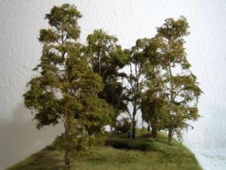 Modellbaum Birke, 21cm , Handarbeitsmodell, Diorama, Baum