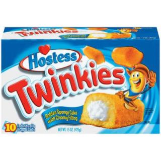 Hostess Twinkies 10x Golden Sponge Cake with Creamy filling (1,59 Eur
