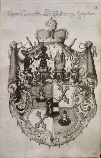 Honorius Roth von Schreckenstein Kempten WAPPEN 1767
