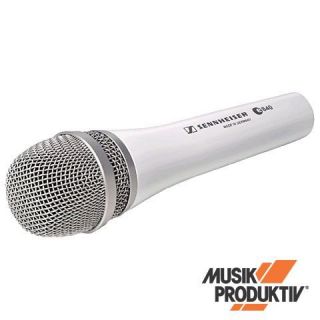 Mikrofon Sennheiser e840 weiss Handmikrofon dynamisch Vocal Mikrofon