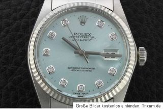 Rolex Datejust   Edelstahl/Weissgold 18 Karat mit Diamanten
