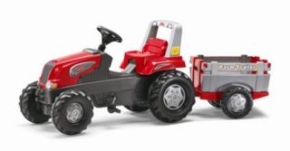 Rolly Toys Traktor Junior RT rot + Farm Trailer 800261