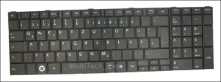 Orig. DE Tastatur f. Toshiba Satellite C850 C850D Series   Schwarz