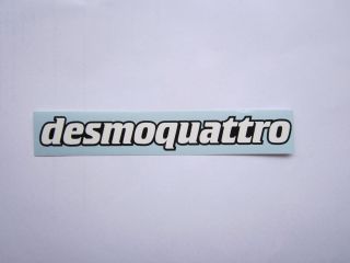Ducati 851 888 Desmoquattro Schriftzug Verkleidung decal fairing