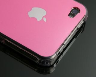 iPhone 4 4G Hülle Hart Cover Tasche Case Schale Pink #2