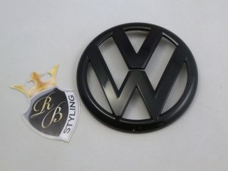 schwarz schwarzes black VW Zeichen Polo 6R V Heckklappe R GTI Team
