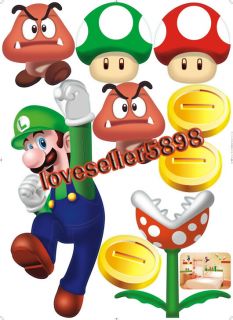XXL!Big Nintendo Wall Sticker Wandstick: Super Mario Bros.   Wanddeko