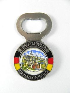 NEUSCHWANSTEIN Metall Magnet Flaschenöffner 6,5 cm,Germany