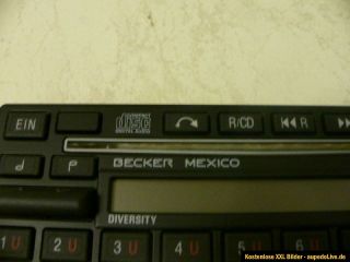 Mercedes BMW Becker Mexico 876 Cd , neue Radiofront für das Cd Radio