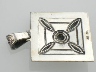 Art Deco 925 Silber Anhänger,Blachian Antik Schmuck, BAS 
