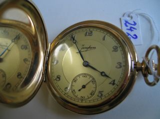 straffe neuwertige Sprungdeckel Uhr,Büffelmarke,Kaliber 49/1 (ca.1925
