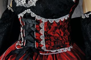 a222 GOTHIC LOLITA Vampir Cosplay Kostüm Luxus Kleid costume dress