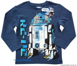 Star Wars the Clone Wars Langarmshirt Shirt Gr.104~110~116~128~140 Neu