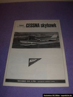 Cessna 172 Skyhawk Bausatz 1:20 von Nichimo Plastic Color Model