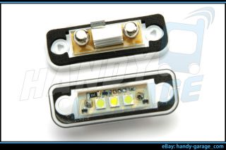 Set LED Kennzeichenbeleuchtung Module Mercedes SLK R171 BJ 04 11 E