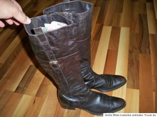 Kim Kai Damen Leder Schuhe Stiefel Lederstiefel Größe 6,5  40 Farbe