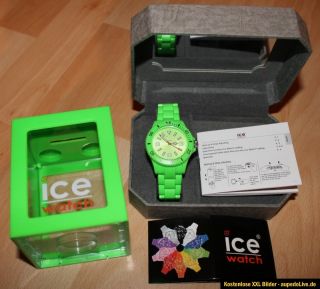 Ice watch Armbanduhr Armband Uhr classic neongrün Rarität unisex CS