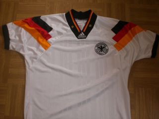 Adidas Equipment Deutschland DFB Trikot EM 1992 GERMANY Shirt Groesse