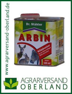 Arbin Wildvergrämmungsmittel Abwehr von Rotwild, Rehe, Hasen 500 ml