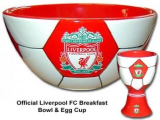 This official Liverpool FC bowl and egg cup set is ideal for all Reds