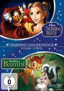 Die schöne und das Biest + Bambi (Walt Disney)  3 DVD  224