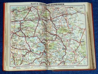 Straßen Atlas Deutschland 1500000 (um 1935)
